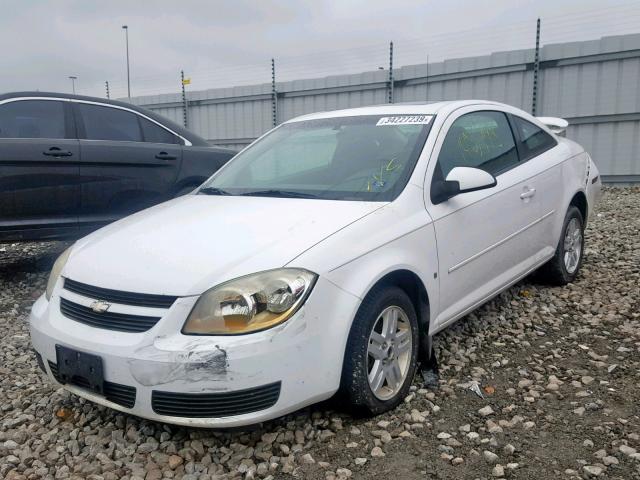 1G1AL15F567663135 - 2006 CHEVROLET COBALT LT WHITE photo 2