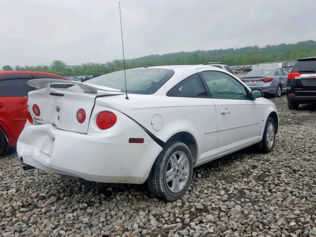 1G1AL15F567663135 - 2006 CHEVROLET COBALT LT WHITE photo 4