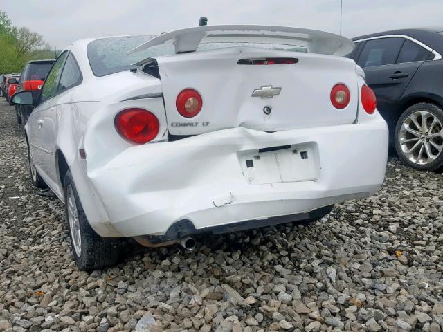 1G1AL15F567663135 - 2006 CHEVROLET COBALT LT WHITE photo 9