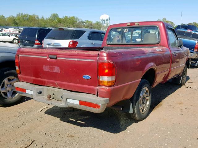 1FTCR10A1RTA89512 - 1994 FORD RANGER RED photo 4