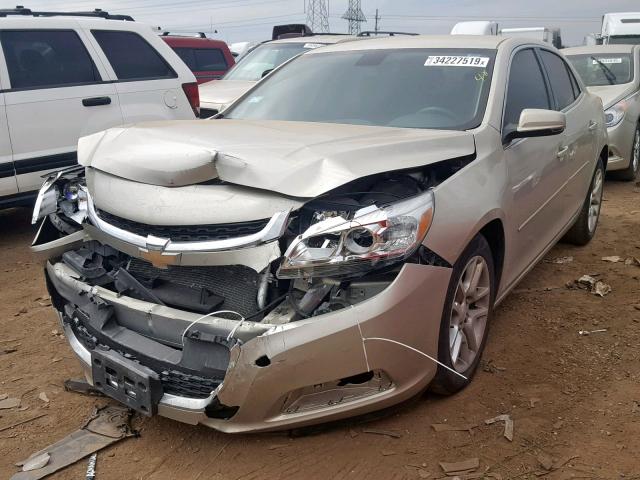 1G11C5SL2FF239547 - 2015 CHEVROLET MALIBU 1LT 金色 照片 2