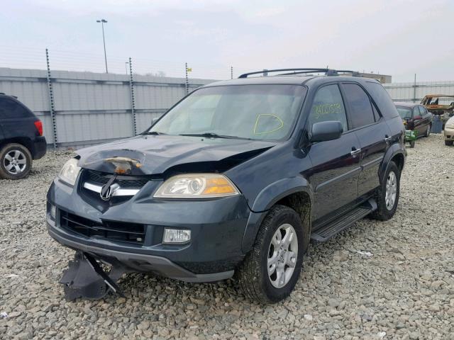 2HNYD18944H553651 - 2004 ACURA MDX TOURIN BLUE photo 2