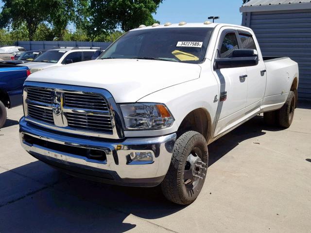 3D73Y4CL3AG171119 - 2010 DODGE RAM 3500 WHITE photo 2