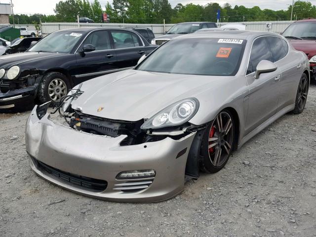 WP0AB2A75AL063178 - 2010 PORSCHE PANAMERA S SILVER photo 2