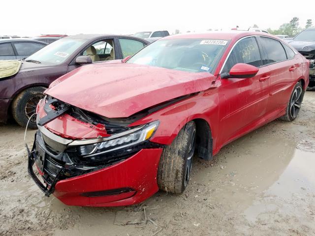 1HGCV1F33JA221689 - 2018 HONDA ACCORD SPORT  photo 2