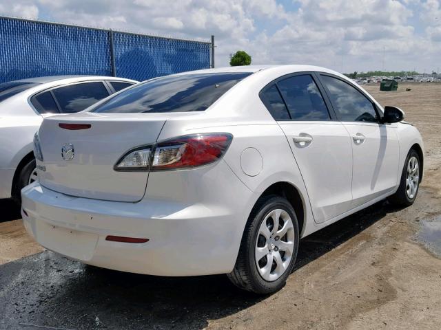 JM1BL1TF3D1759845 - 2013 MAZDA 3 I WHITE photo 4