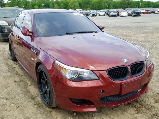 WBSNB93557CX06961 - 2007 BMW M5 MAROON photo 1