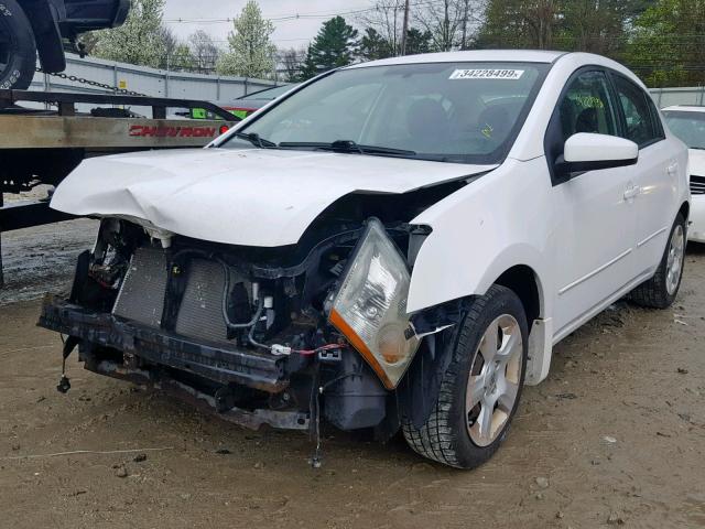 3N1AB61E29L613378 - 2009 NISSAN SENTRA 2.0 WHITE photo 2