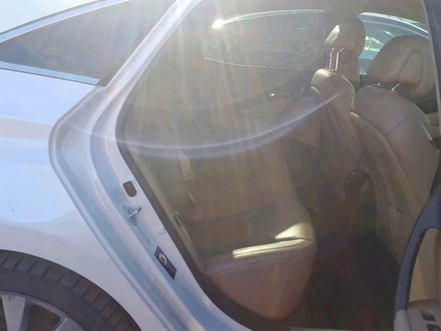 KMHFH4JG4DA201935 - 2013 HYUNDAI AZERA GLS WHITE photo 6