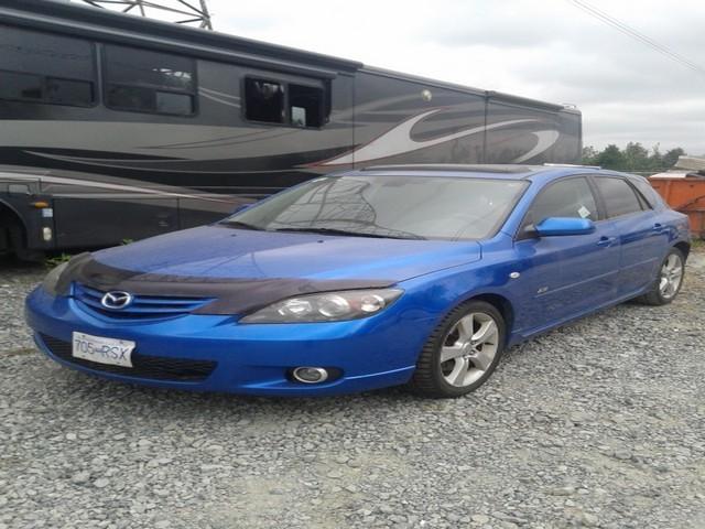 JM1BK143041134522 - 2004 MAZDA 3 HATCHBAC BLUE photo 2