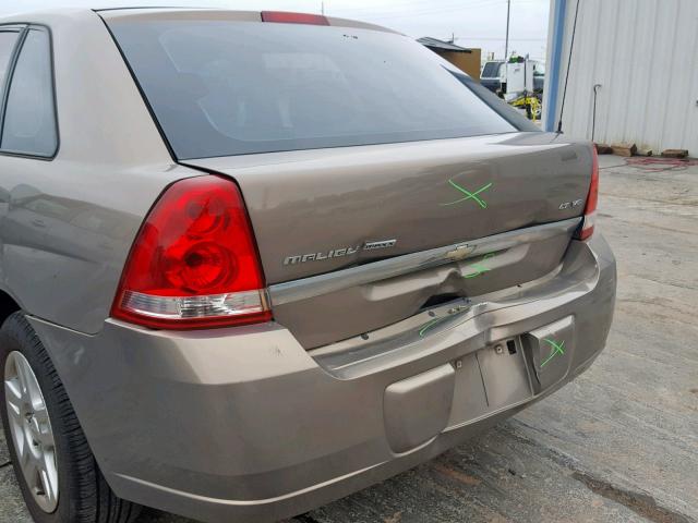 1G1ZT68NX7F265283 - 2007 CHEVROLET MALIBU MAX BROWN photo 9