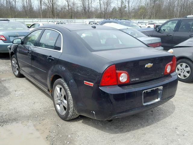 1G1ZH57B284261017 - 2008 CHEVROLET MALIBU 1LT 黑色 照片 3