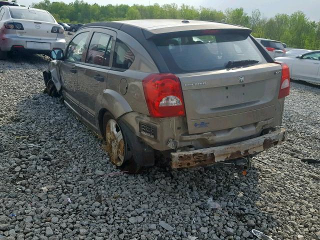 1B3HB48B28D593876 - 2008 DODGE CALIBER SX BROWN photo 3