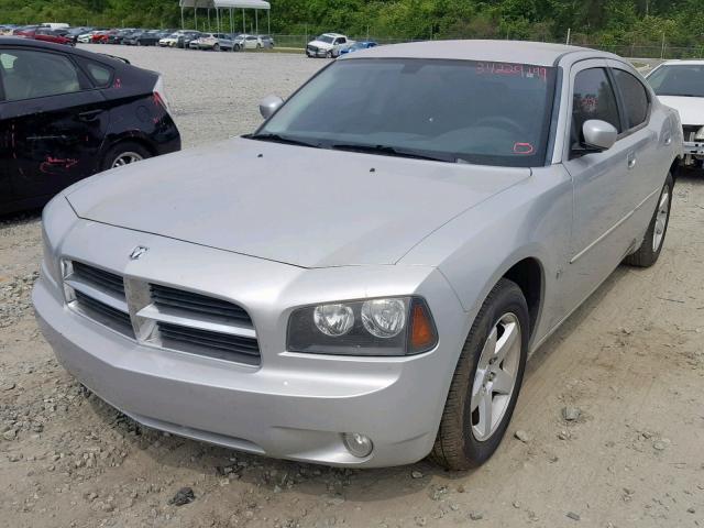 2B3CA3CV5AH245524 - 2010 DODGE CHARGER SX SILVER photo 2