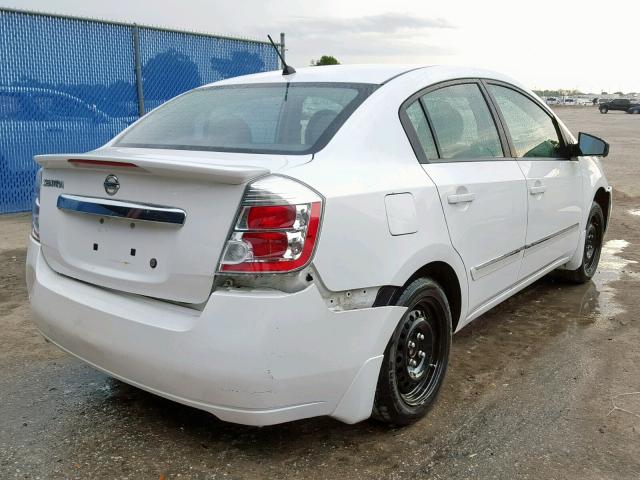 3N1AB6AP8BL603641 - 2011 NISSAN SENTRA 2.0 WHITE photo 4