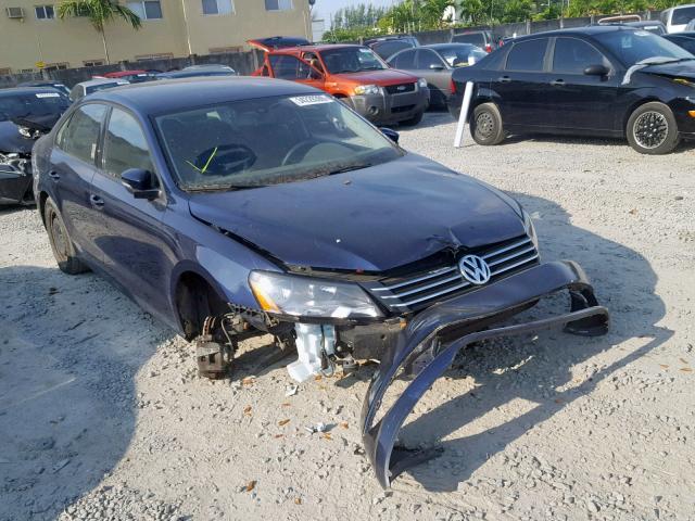 1VWAP7A38DC036196 - 2013 VOLKSWAGEN PASSAT S BLUE photo 1