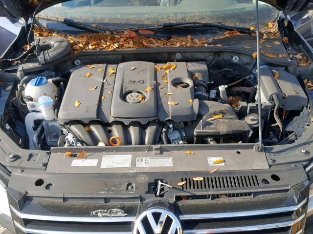 1VWAP7A38DC036196 - 2013 VOLKSWAGEN PASSAT S BLUE photo 7