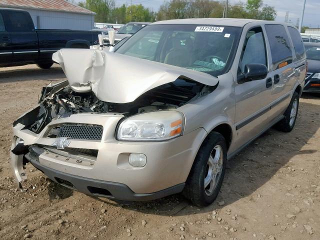 1GNDV23157D215239 - 2007 CHEVROLET UPLANDER L 棕色 照片 2