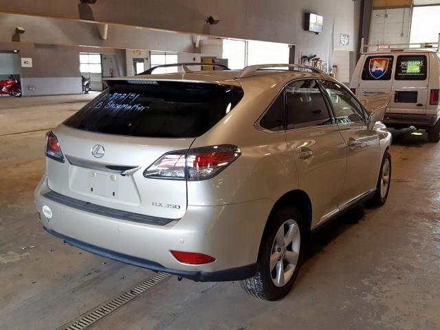 2T2BK1BA9DC202096 - 2013 LEXUS RX 350 BASE  photo 4