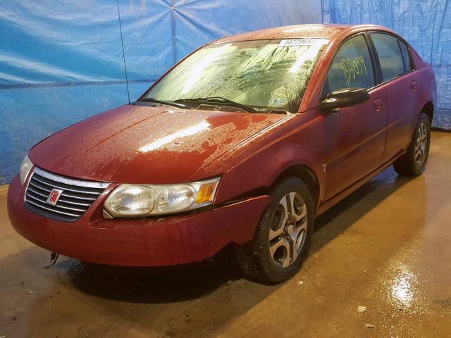1G8AL52F05Z138175 - 2005 SATURN ION LEVEL RED photo 2
