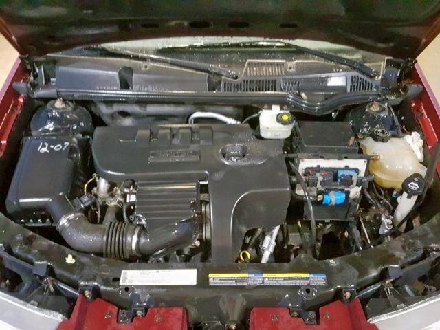 1G8AL52F05Z138175 - 2005 SATURN ION LEVEL RED photo 7