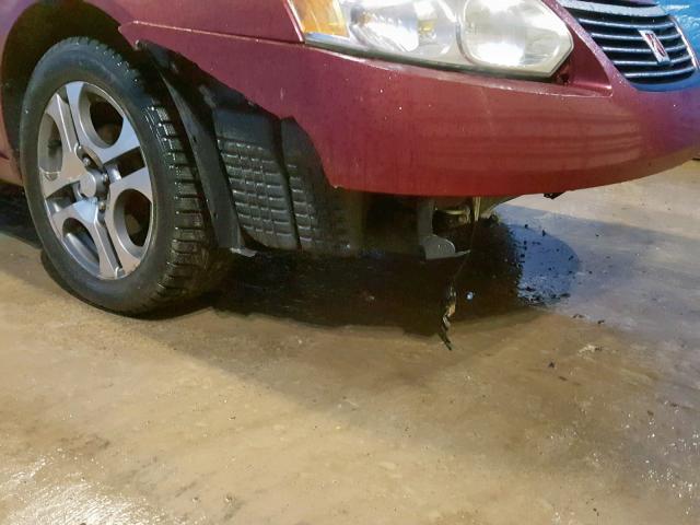 1G8AL52F05Z138175 - 2005 SATURN ION LEVEL RED photo 9