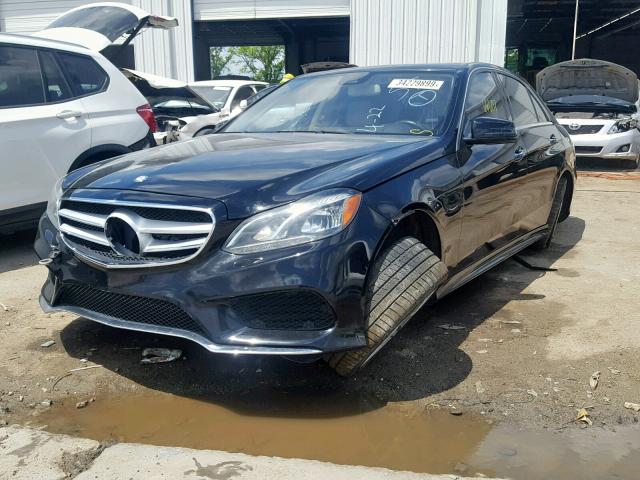 WDDHF5KB8EA923878 - 2014 MERCEDES-BENZ E 350 BLACK photo 2