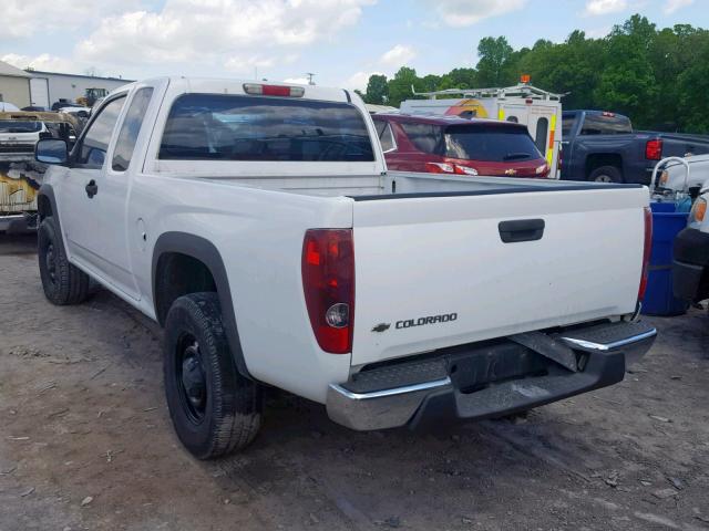 1GCDT19E588219210 - 2008 CHEVROLET COLORADO WHITE photo 3