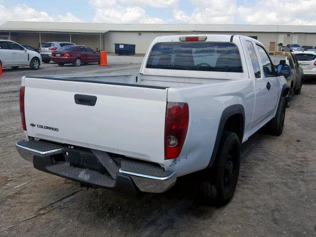 1GCDT19E588219210 - 2008 CHEVROLET COLORADO WHITE photo 4