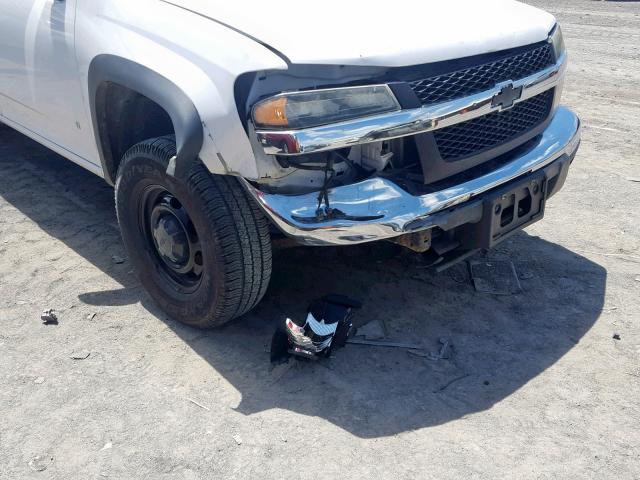 1GCDT19E588219210 - 2008 CHEVROLET COLORADO WHITE photo 9