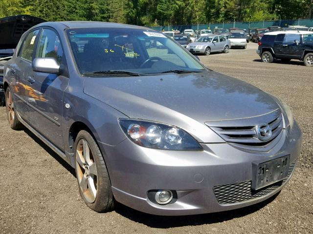 JM1BK143351220571 - 2005 MAZDA 3 HATCHBAC GRAY photo 1