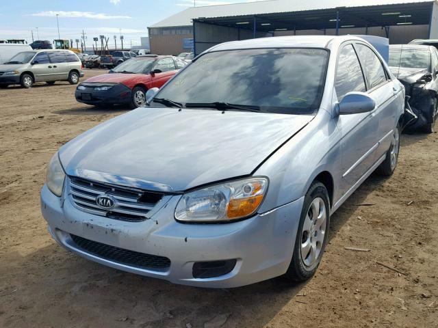 KNAFE121175425597 - 2007 KIA SPECTRA EX SILVER photo 2