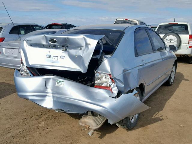 KNAFE121175425597 - 2007 KIA SPECTRA EX SILVER photo 4