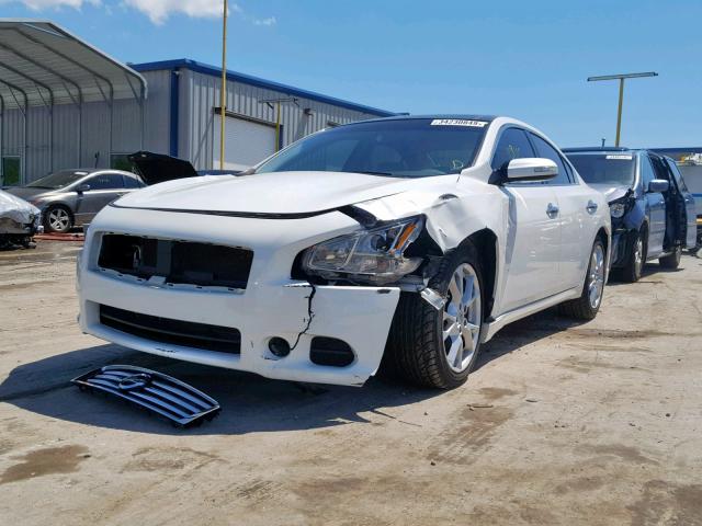 1N4AA5AP5CC839905 - 2012 NISSAN MAXIMA S WHITE photo 2