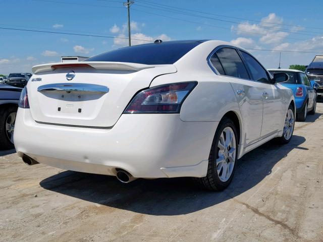 1N4AA5AP5CC839905 - 2012 NISSAN MAXIMA S WHITE photo 4