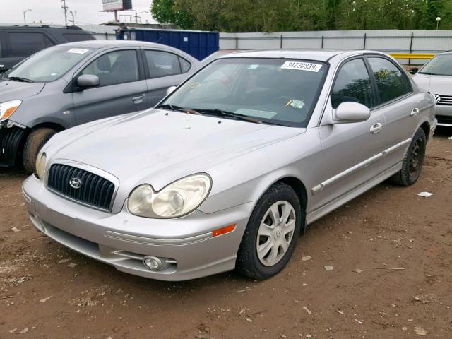 KMHWF25S55A159527 - 2005 HYUNDAI SONATA GL SILVER photo 2