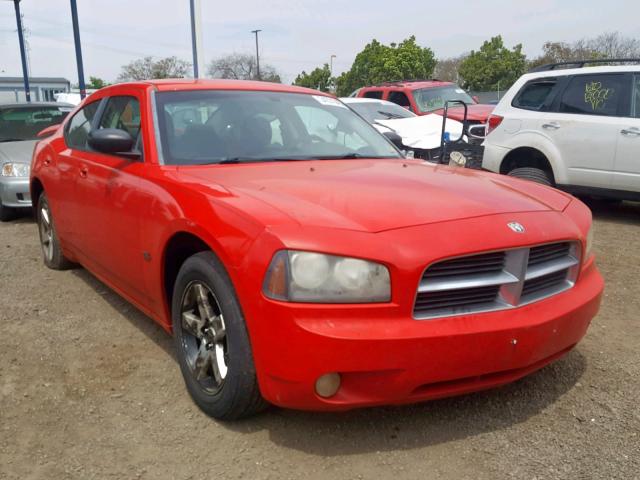 2B3KA33V39H595547 - 2009 DODGE CHARGER SX RED photo 1