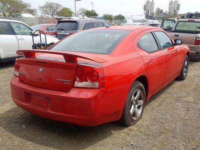 2B3KA33V39H595547 - 2009 DODGE CHARGER SX RED photo 4