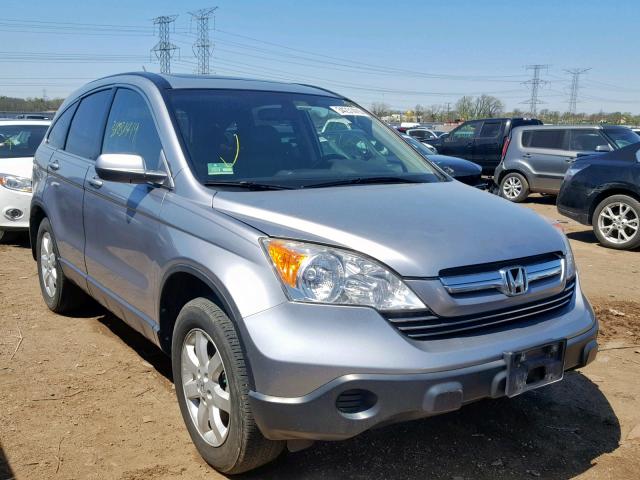 JHLRE48717C087713 - 2007 HONDA CR-V EXL SILVER photo 1