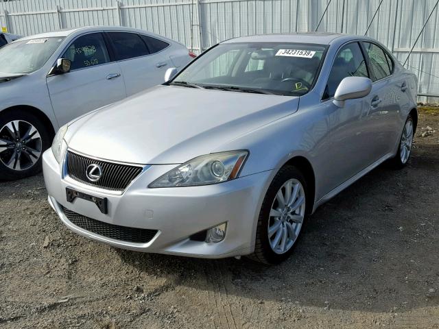 JTHCK262885021171 - 2008 LEXUS IS 250 SILVER photo 2