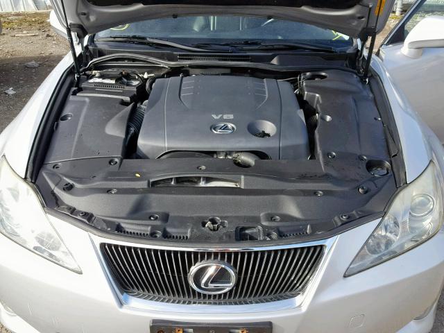 JTHCK262885021171 - 2008 LEXUS IS 250 SILVER photo 7