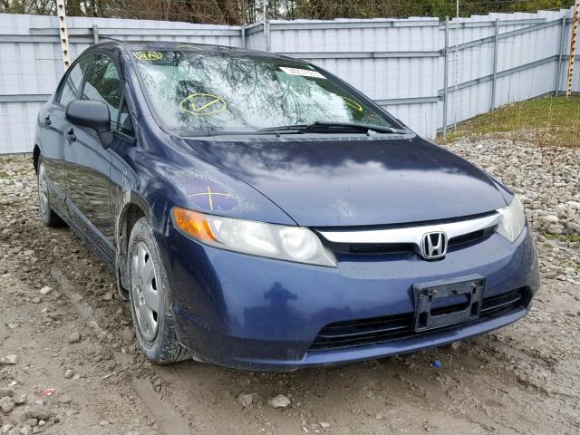 2HGFA15357H016718 - 2007 HONDA CIVIC DX BLUE photo 1