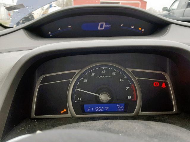 2HGFA15357H016718 - 2007 HONDA CIVIC DX BLUE photo 8