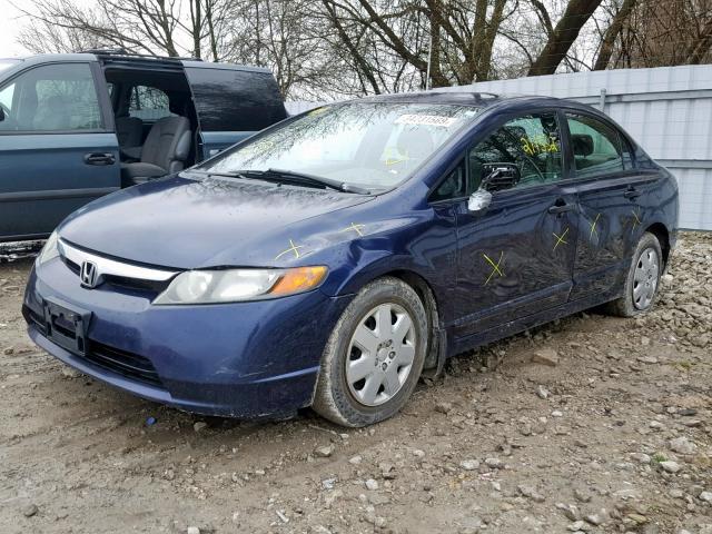 2HGFA15357H016718 - 2007 HONDA CIVIC DX BLUE photo 9