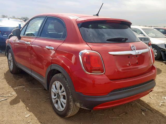 ZFBCFYBT1GP467093 - 2016 FIAT 500X EASY RED photo 3