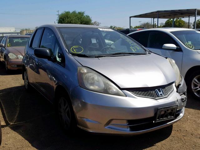 JHMGE8H24AS011849 - 2010 HONDA FIT GRAY photo 1