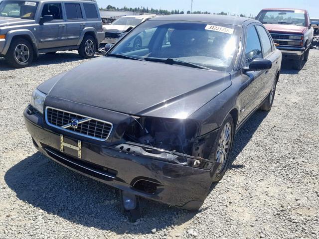 YV1TH592461439769 - 2006 VOLVO S80 2.5T BLACK photo 2