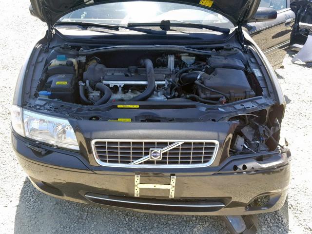 YV1TH592461439769 - 2006 VOLVO S80 2.5T BLACK photo 7