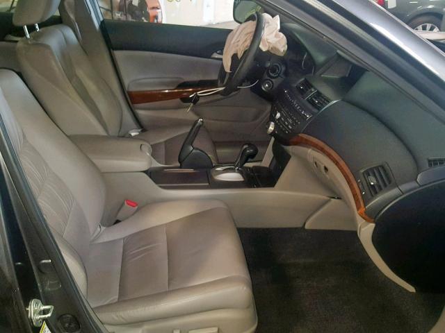 1HGCP2F88BA034378 - 2011 HONDA ACCORD EXL GRAY photo 5