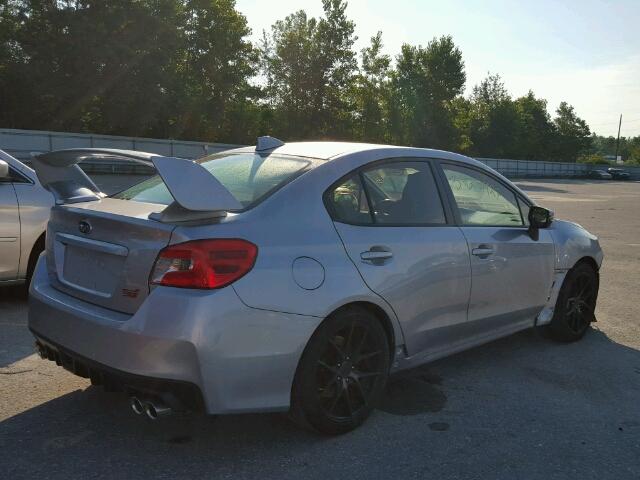 JF1VA2S68F9826363 - 2015 SUBARU WRX STI SILVER photo 4